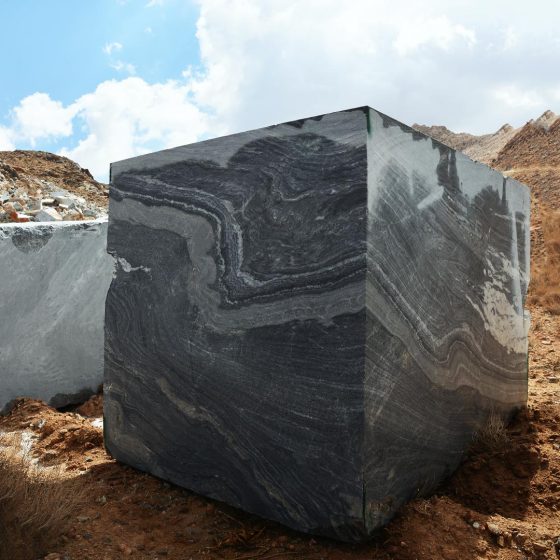 black storm marble block